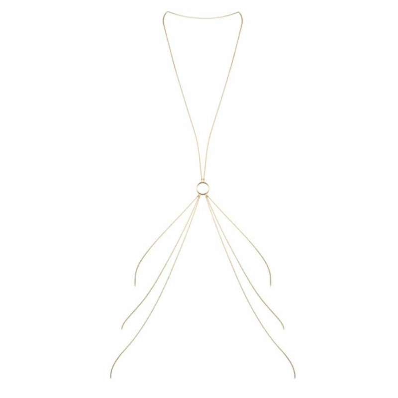 Łańcuszki na ciało ósemka - Bijoux Indiscrets Magnifique 8 Body Chain Gold